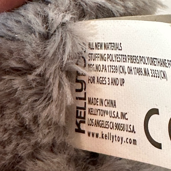 Kelly Toy Grey Elephant Stuffed Animal Plush - Picture 4 of 6